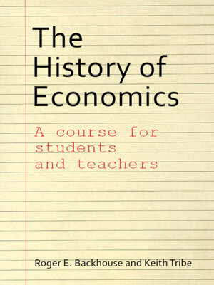 cover image of The History of Economics